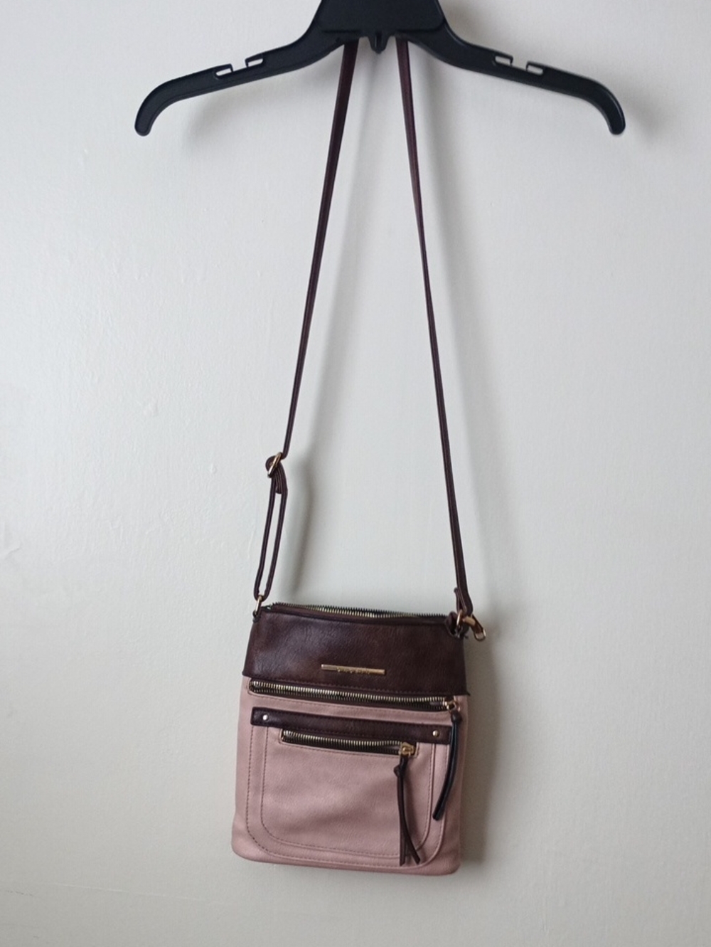 Dasein Pink And Brown Purse